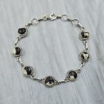 White Buffalo Turquoise 7.5" 925 Sterling Silver Bracelet (REXT11-415)