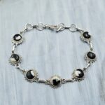 White Buffalo Turquoise 7.5" 925 Sterling Silver Bracelet (REXT11-458)