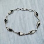 White Buffalo Turquoise 7.5" 925 Sterling Silver Bracelet (REXT11-443)