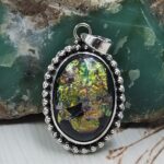 Sterling Opal 1.5" 925 Silver Pendant (RS20-212)