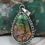 Sterling Opal 1.5" 925 Silver Pendant (RS20-264)