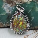 Sterling Opal 1.5" 925 Silver Pendant (RS20-181)