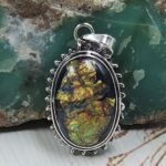 Sterling Opal 1.5" 925 Silver Pendant (RS20-185)