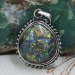 Sterling Opal 1.5" 925 Silver Pendant (RS20-187)