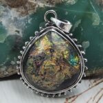 Sterling Opal 1.5" 925 Silver Pendant (RS20-227)