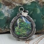 Sterling Opal 1.5" 925 Silver Pendant (RS20-267)