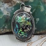 Sterling Opal 1.5" 925 Silver Pendant (RS20-225)