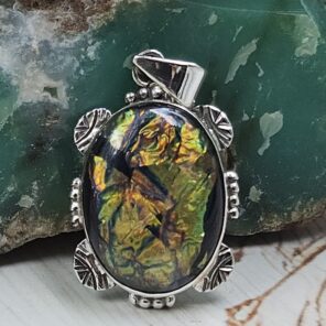 Sterling Opal 1.5" 925 Silver Pendant (RS20-261)