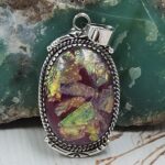 Sterling Opal 1.5" 925 Silver Pendant (RS20-170)