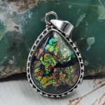Sterling Opal 1.5" 925 Silver Pendant (RS20-231)