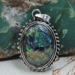 Sterling Opal 1.5" 925 Silver Pendant (RS20-204)