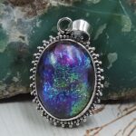 Sterling Opal 1.5" 925 Silver Pendant (RS20-228)