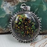 Sterling Opal 1.5" 925 Silver Pendant (RS20-192)