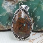 Sterling Opal 1.5" 925 Silver Pendant (RS20-210)