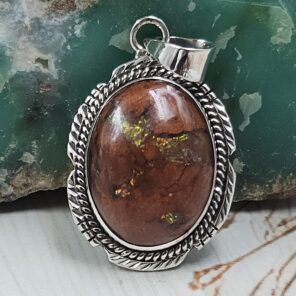 Sterling Opal 1.5" 925 Silver Pendant (RS20-235)