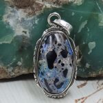 Sterling Opal 1.5" 925 Silver Pendant (RS20-238)
