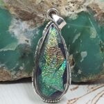 Sterling Opal 1.5" 925 Silver Pendant (RS20-179)