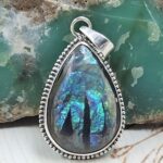 Sterling Opal 1.5" 925 Silver Pendant (RS20-247)
