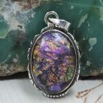Sterling Opal 1.5" 925 Silver Pendant (RS20-258)