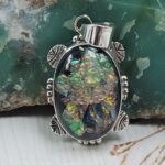 Sterling Opal 1.5" 925 Silver Pendant (RS20-180)