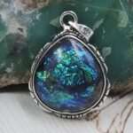 Sterling Opal 1.5" 925 Silver Pendant (RS20-191)