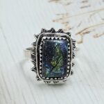 Sterling Opal Size US 7 925 Silver Ring (REXT25-65)