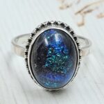 Sterling Opal Size US 10 925 Silver Ring (REXT25-120)
