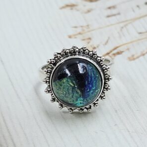 Sterling Opal Size US 6 925 Silver Ring (REXT25-33)