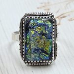 Sterling Opal Size US 9 925 Silver Ring (REXT25-110)
