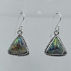 Sterling Opal 1.5" 925 Silver Earring (RS20-310)