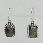 Sterling Opal 1.5" 925 Silver Earring (RS20-332)