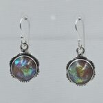 Sterling Opal 1.5" 925 Silver Earring (RS20-330)