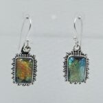 Sterling Opal 1.5" 925 Silver Earring (RS20-308)