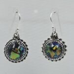 Sterling Opal 1.5" 925 Silver Earring (RS20-293)