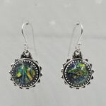 Sterling Opal 1.5" 925 Silver Earring (RS20-314)