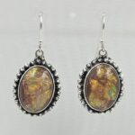 Sterling Opal 1.5" 925 Silver Earring (RS20-279)