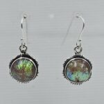 Sterling Opal 1.5" 925 Silver Earring (RS20-274)