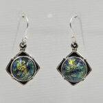 Sterling Opal 1.5" 925 Silver Earring (RS20-340)