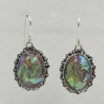 Sterling Opal 1.5" 925 Silver Earring (RS20-286)