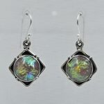 Sterling Opal 1.5" 925 Silver Earring (RS20-287)