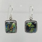 Sterling Opal 1.5" 925 Silver Earring (RS20-280)