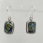 Sterling Opal 1.5" 925 Silver Earring (RS20-339)