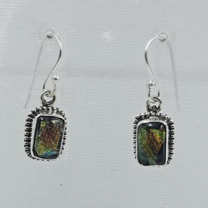 Sterling Opal 1.5" 925 Silver Earring (RS20-320)