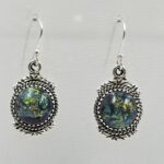 Sterling Opal 1.5" 925 Silver Earring (RS20-316)
