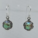 Sterling Opal 1.5" 925 Silver Earring (RS20-347)