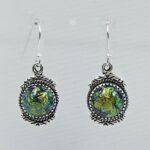 Sterling Opal 1.5" 925 Silver Earring (RS20-346)