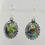 Sterling Opal 1.5" 925 Silver Earring (RS20-296)