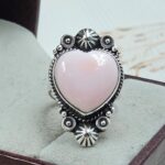 Pink Queen Conch 925 Sterling Silver Ring (RS114-348)