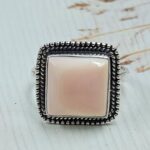 Pink Queen Conch 925 Sterling Silver Ring (RS114-349)