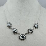 White Buffalo Turquoise 925 Sterling Silver Southwest Necklace (RS32-191)